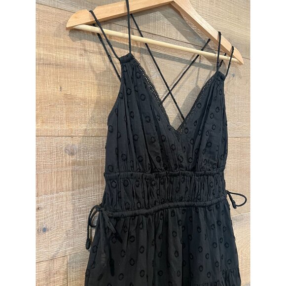 Ulla Johnson Freya Black Midi Dress Cotton Size US 2 - Picture 9 of 10